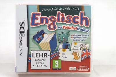 Tivola Grundschule Englisch Vokabeltrainer Nintendo DS 1200+
