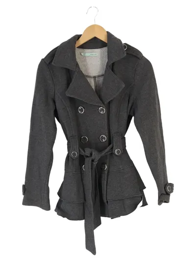 MAURICES Leichte Jacke Damen 36;S Grau Baumwolle Polyester Klassisch Elegant