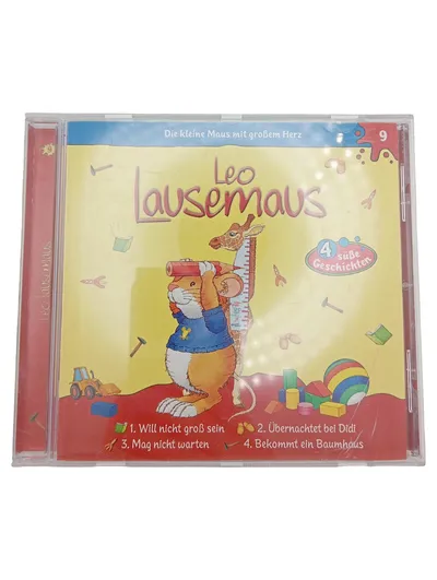 Leo Lausemaus Kiddinx Kinder Hörspiel CD 4 Abenteuer ab 3 Jahre Deutsch
