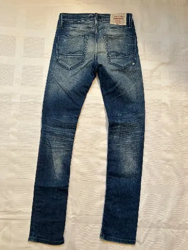 Jack & Jones Destroyed Jeans Herren W28/L32 Blau Slim Fit Denim