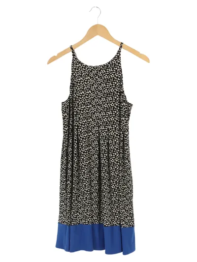 JESSICA HOWARD Damen Freizeitkleid Gr. 38/M Mehrfarbig Punkte Elegant 90cm