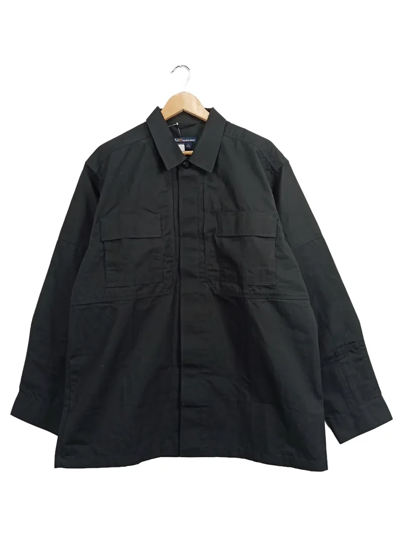 5.11 Tactical Herren Arbeitsjacke BDU Shirt Schwarz Gr. L 1