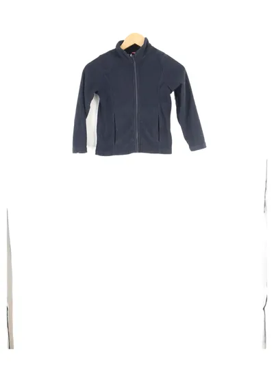 CRIVIT Kinder Fleecejacke Gr. 122 Blau Sportlich Outdoor Reißverschluss
