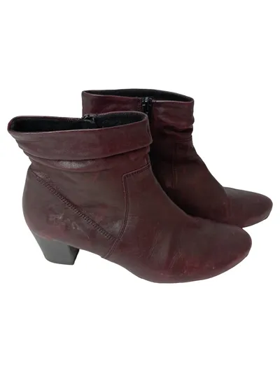 GABOR Stiefelette Damen 36 Braun Casual Reißverschluss