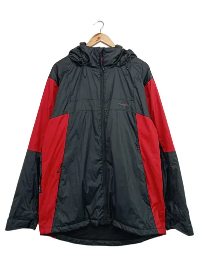 NORDCAP Herren Übergangsmantel Gr. 54/XL Schwarz Streetwear Sportlich Casual