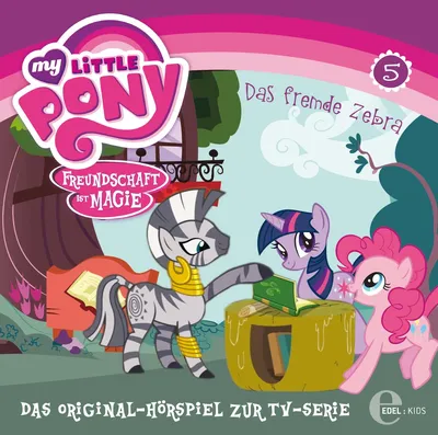 My Little Pony Hörspiel CD Das fremde Zebra ab 4 Jahre Freundschaft Abenteuer