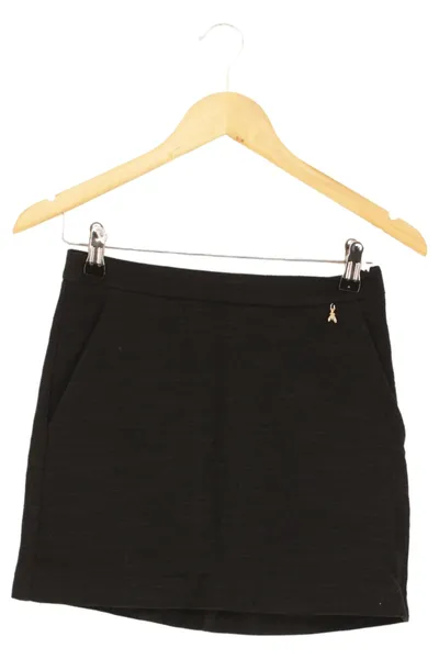 PATRIZIA PEPE Damen Minirock Gr. 40/L Schwarz Elegant