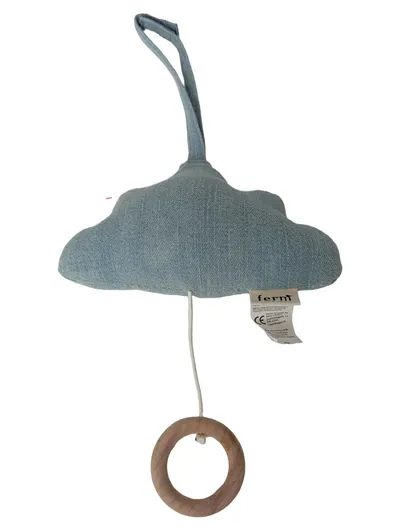 FERM LIVING Baby Spieluhr Wolke Blau Kinderzimmer Deko 30 cm