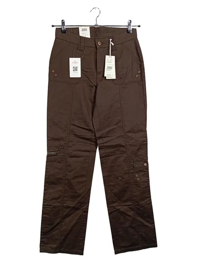 MAC Caithlin Sports Damen Cargohose Braun Gr. 34/32 Baumwolle