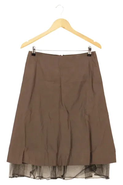 2ND DAY BIRGER ET MIKKELSEN Damen Wickelrock Gr. 38/M Braun Vintage Elegant