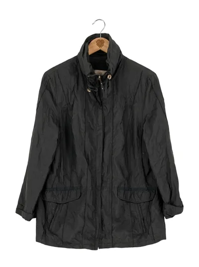 MONA Damen Leichte Jacke Gr. 42/XL Grau Klassisch Elegant