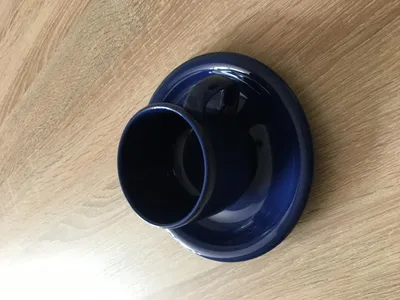 Waechtersbach Kaffeetasse Untertasse Set Keramik Blau Klassisch 9cm