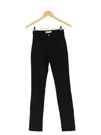 ACNE STUDIOS Damen Jeans Straight Leg W25/34/XS Schwarz Needle Lakey Black 1