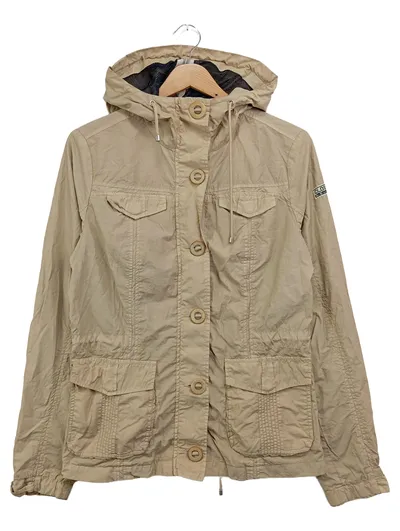CLOSED Damen Übergangsmantel Gr. 36/S Beige Casual Streetwear Jacke