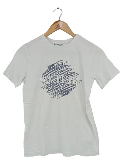BIKKEMBERGS Kinder T-Shirt Gr. 152 Weiß Logo Print Casual