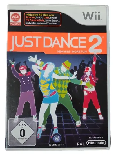 Just Dance 2 Nintendo Wii Ubisoft Musik Rhythmusspiel USK 0