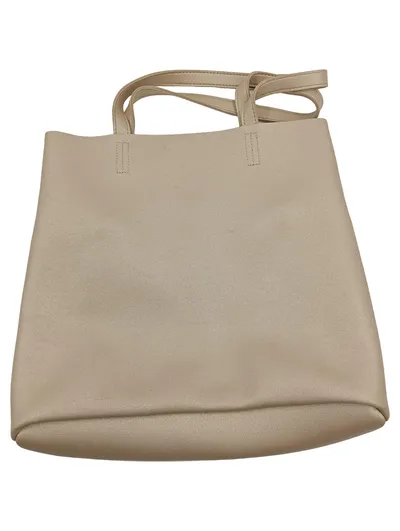 Claudia Canova Damen Shopper Gold Praktisch Handtasche mit Außentaschen