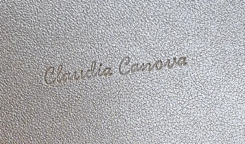 Claudia Canova Damen Shopper Gold Praktisch Handtasche mit Außentaschen 6