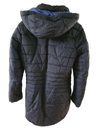 Gaastra Steppmantel Damen Schwarz Gr. M/40 Kapuze Winterjacke
