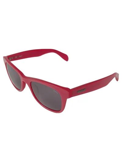 TOUS Damen Sonnenbrille Rot Rechteckig Elegant Streetwear