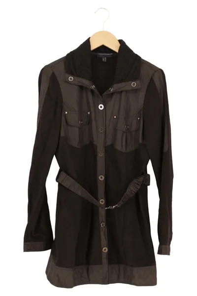 KAPALUA Damen Leichte Jacke Gr. 38/M Schwarz Klassisch Elegant Viskose