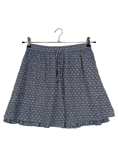 Marc O'Polo Damen Volantrock 36/S Blau Grafisch Bohemian Rüschen