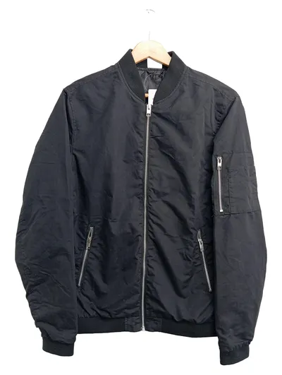 JACK & JONES Damen Blouson Jacke Gr. 34/XS Schwarz Streetwear Casual