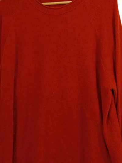 BRAX Herren Pullover Gr. 3XL Rot Baumwollmix Rundhals Basic