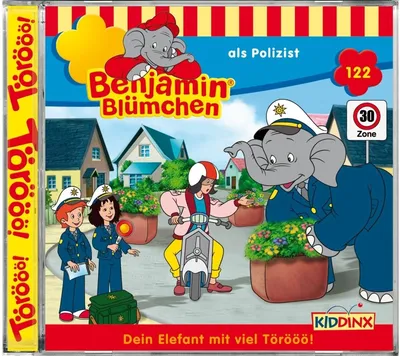 Benjamin Blümchen als Polizist Folge 122 Hörspiel CD Kiddinx Kinder