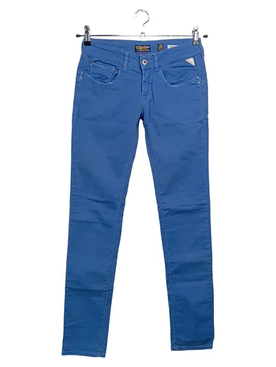 REPLAY Slim Fit Jeans Damen Blau W28/36 S Stretch Denim Hose