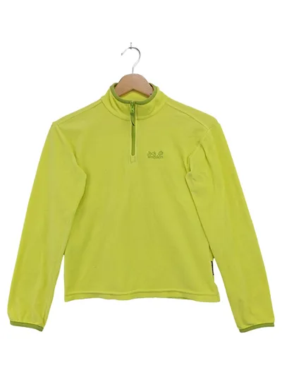 JACK WOLFSKIN Fleecepullover Kinder Gr. 152 Gelb Sportlich Outdoor