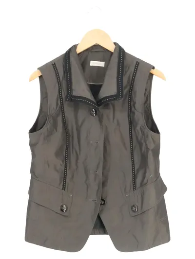 BONITA Damen Leichte Weste Gr. 38/M Grau Klassisch Casual Elegant