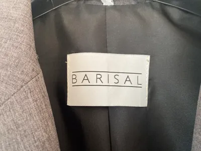 Barisal Damen Anzug Kostüm Business Blazer Hose Grau Gr. 38 M