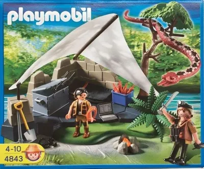 PLAYMOBIL 4843 Dschungel Expedition Abenteuer Bauset Kinder Mehrfarbig