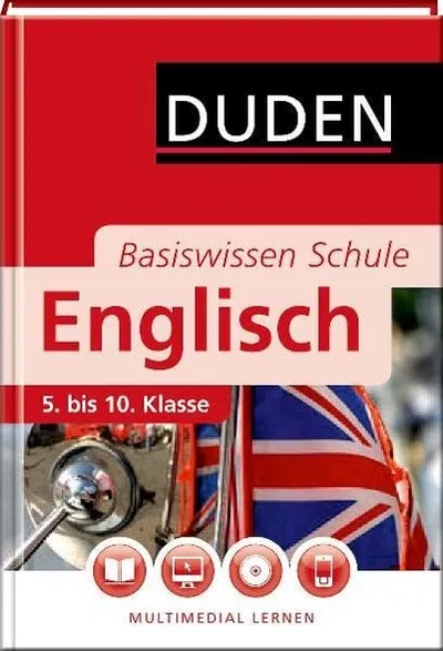 Duden Basiswissen Schule Englisch 5.-10. Klasse Hardcover Grammatik Vokabeln
