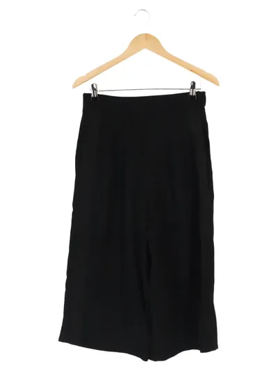 MAJE Damen Stoffhose Gr. 38 M Schwarz Elegant Business Culotte