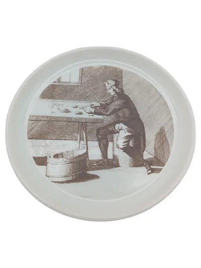 Fürstenberg Sammelteller Porzellan Klaube Junge 1721 Klassisch Vintage
