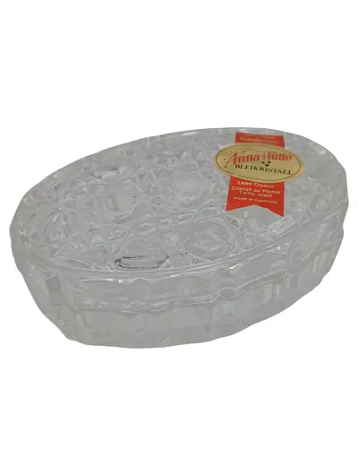 Anna Hütte Kristallschale Oval Bleikristall Transparent Schale
