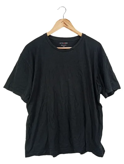 OTTO KERN Herren T-Shirt Schwarz Gr. 56/3XL Basic Casual Baumwolle