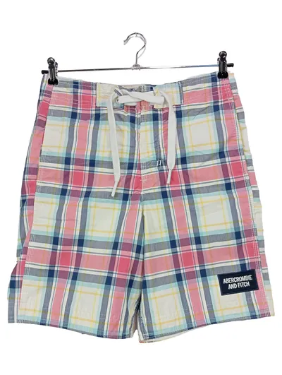 ABERCROMBIE & FITCH Badeshorts Herren 44;XS Kariert Mehrfarbig
