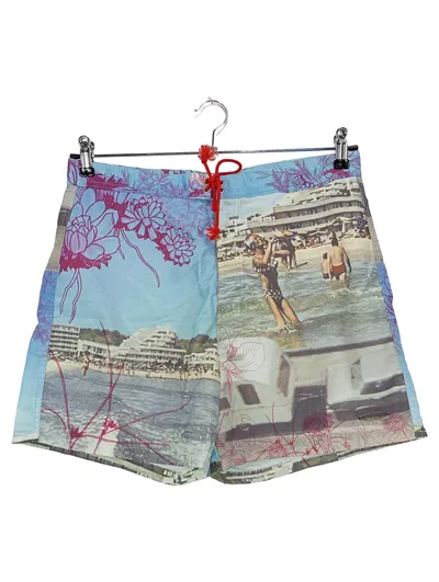PAUL SMITH Badeshorts Herren 46/S Mehrfarbig Casual Modern Strandshorts