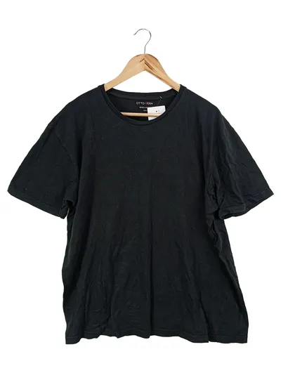 OTTO KERN Herren T-Shirt Schwarz Gr. 56/3XL Casual Basic