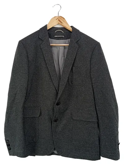 Drykorn Herren Sakko Gr. 48/M Grau Elegant Business Fischgrätenmuster