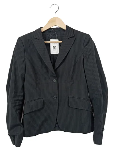 TIGER OF SWEDEN Blazer Damen 36/S Schwarz Gestreift Business Sakko Eleganter