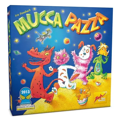 Zoch Mucca Pazza Brettspiel Kinderspiel Familienspiel Iris Rossbach lustige