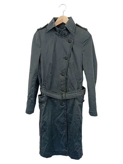 DRYKORN Damen Trenchcoat Gr. 36 Grau Klassisch Casual Modern Mantel
