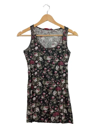 TOM TAILOR Damen Blumenmuster Trägertop Einheitsgröße