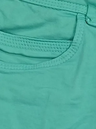 Pepe Jeans Damen Capri Hose Türkis Gr. 38 Stoffhose Sommer