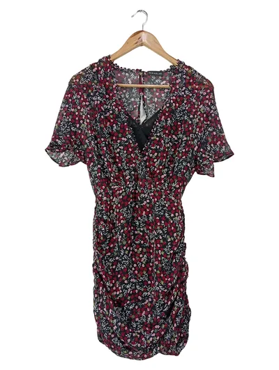 NICHOLAS K Blusenkleid Damen 32/XXS Seide Mehrfarbig Floral Elegant