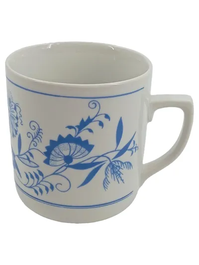 EPIAG D.F. CZECHOSLOVAKIA Kaffeetasse Weiß Blumenmuster Klassisch Vintage